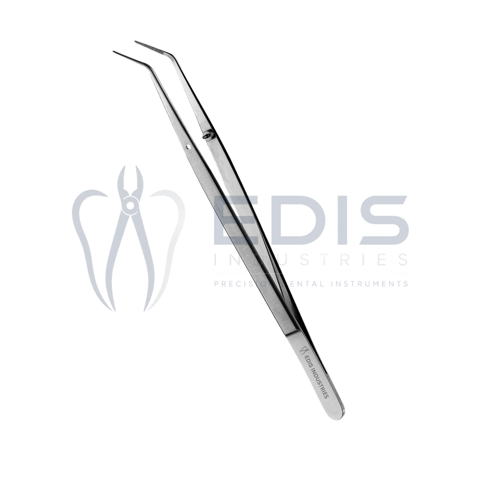 Edis Industries Dental Dressing Pliers Fig #17 Serrated Tips