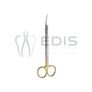 Kelly Surgical Scissors 160mm TC Gold Curved
