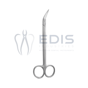 Locklin Micro Scissors 120mm Angled Mini